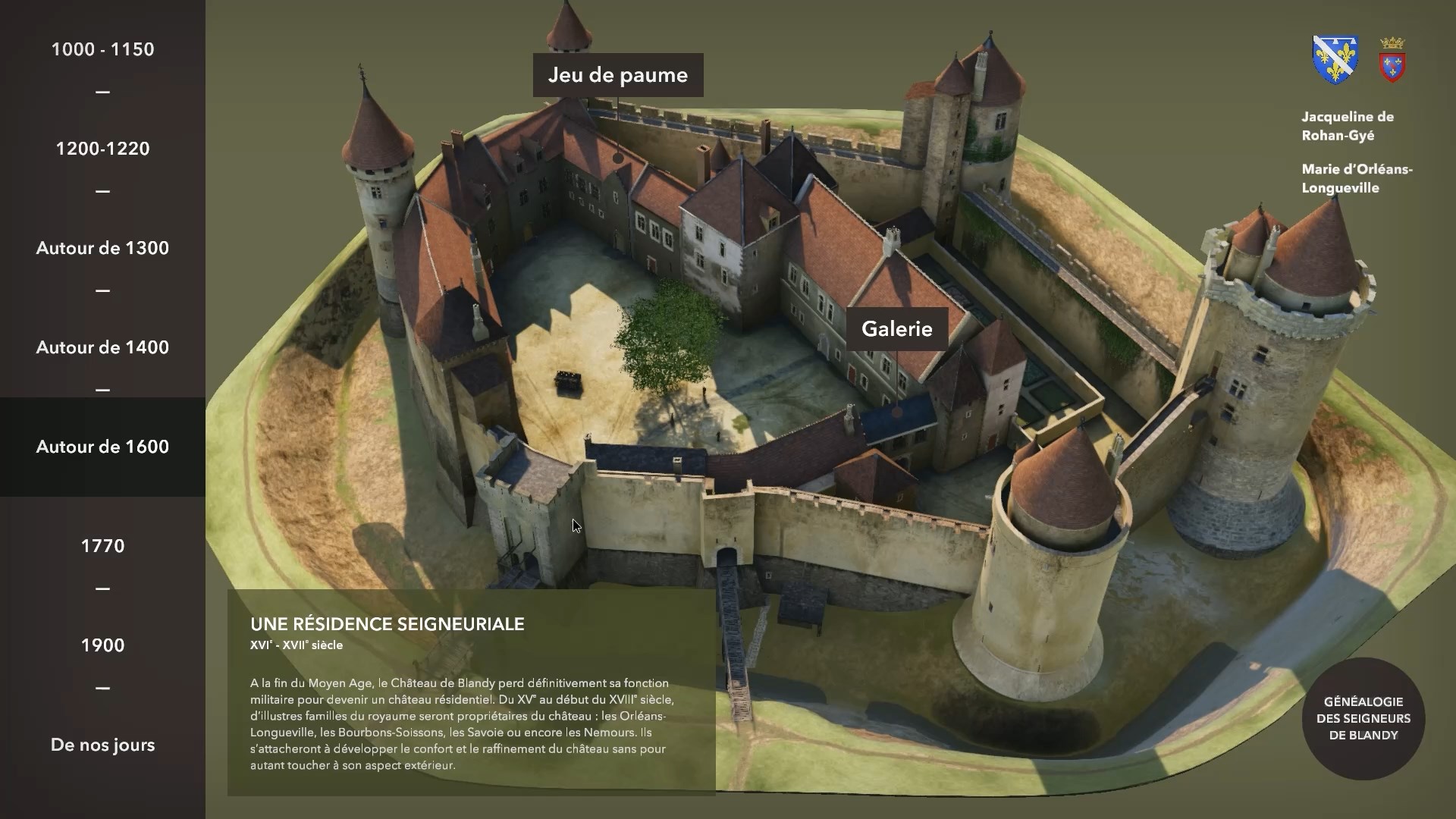 Château de Blandy-les-Tours - Installation Interactive
