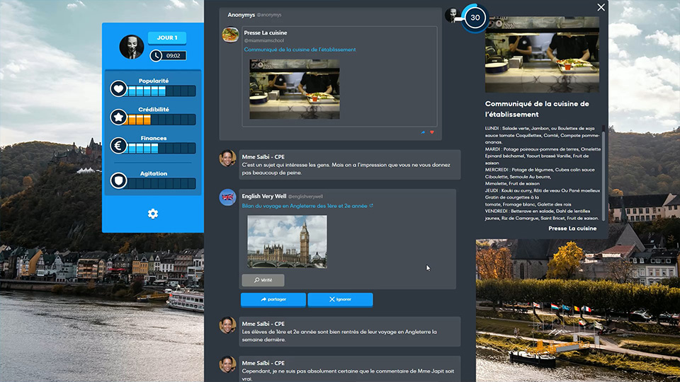 Serious Game: Carte de Presse - Magna Vox