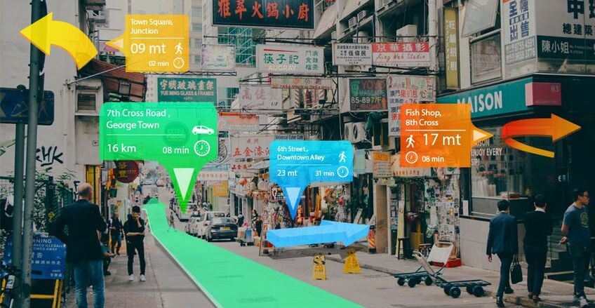 AR dans la Smartcity - Information dans la ville