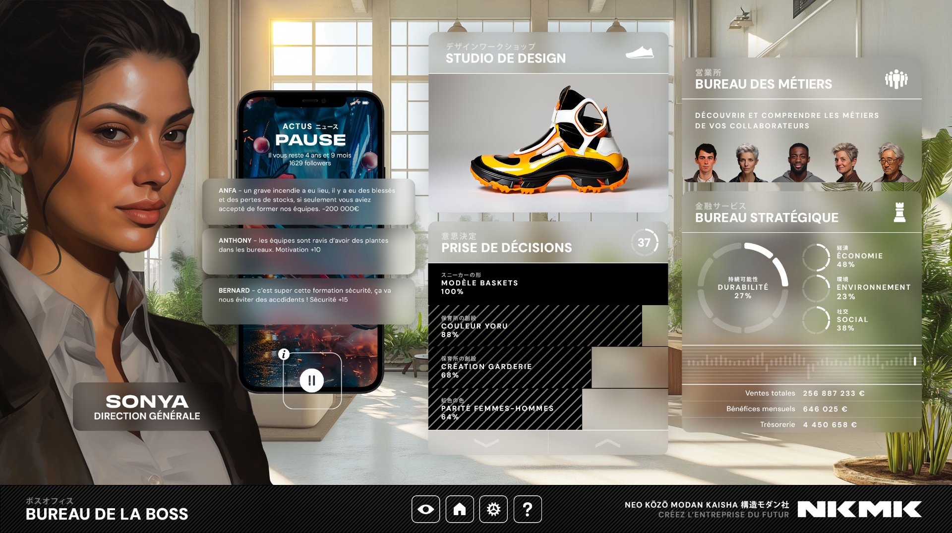 NKMK - Serious game about industry and the ecological transition