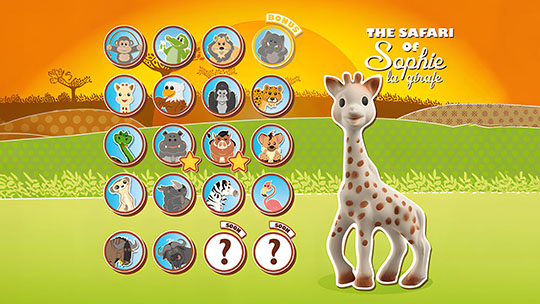 Sophie La Girafe Safari - Jeu Vidéo